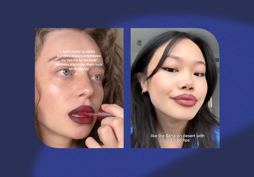 Are dry lips in for fall? TikTok is making a case for cracked lips.