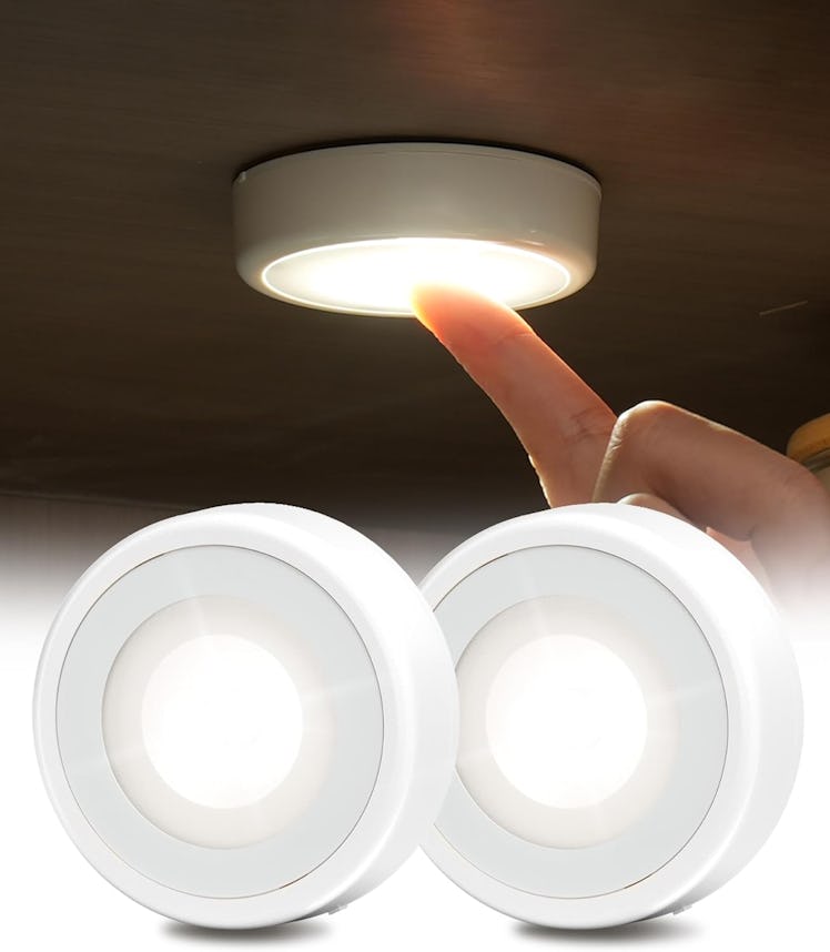EZVALO LED Puck Lights (2-Pack)