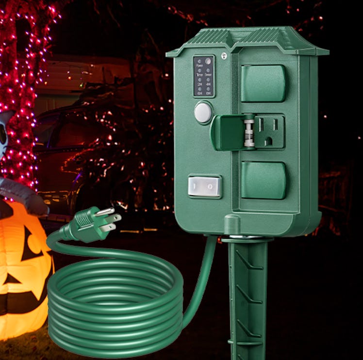 DEWENWILS Outdoor Power Stake With Remote