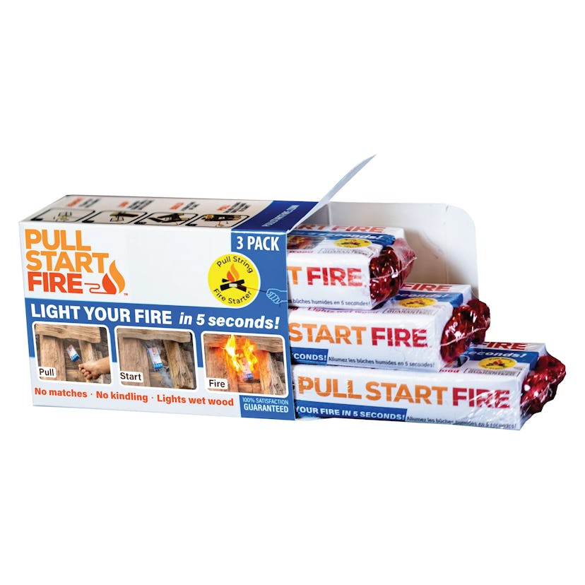 Pull Start Fire Pull String Firestarter — 3 Pack