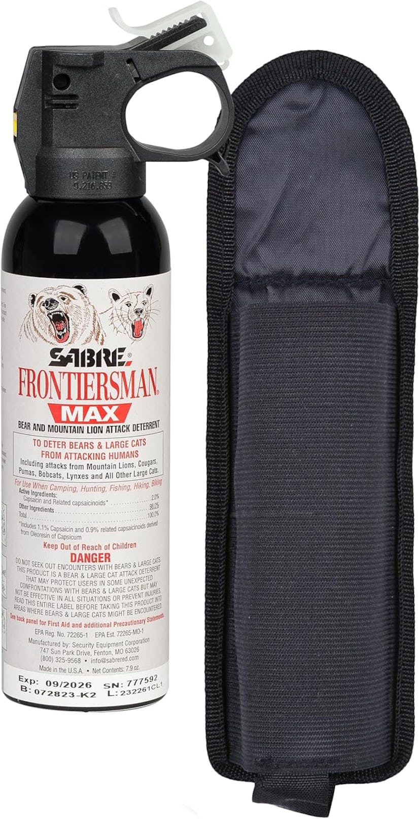 Sabre Frontiersman Max Bear Spray