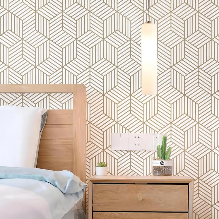 WENMER Hexagon Peel & Stick Wallpaper