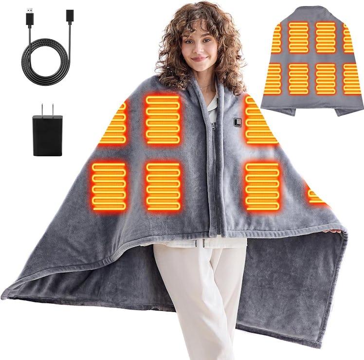 Greenoak Portable Heated Electric Blanket