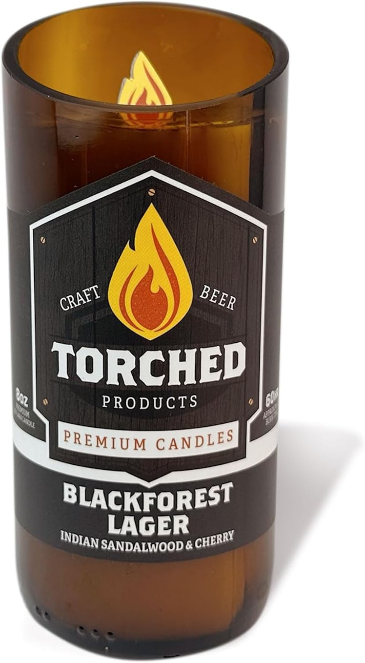 Torched Beer-Scented Candle