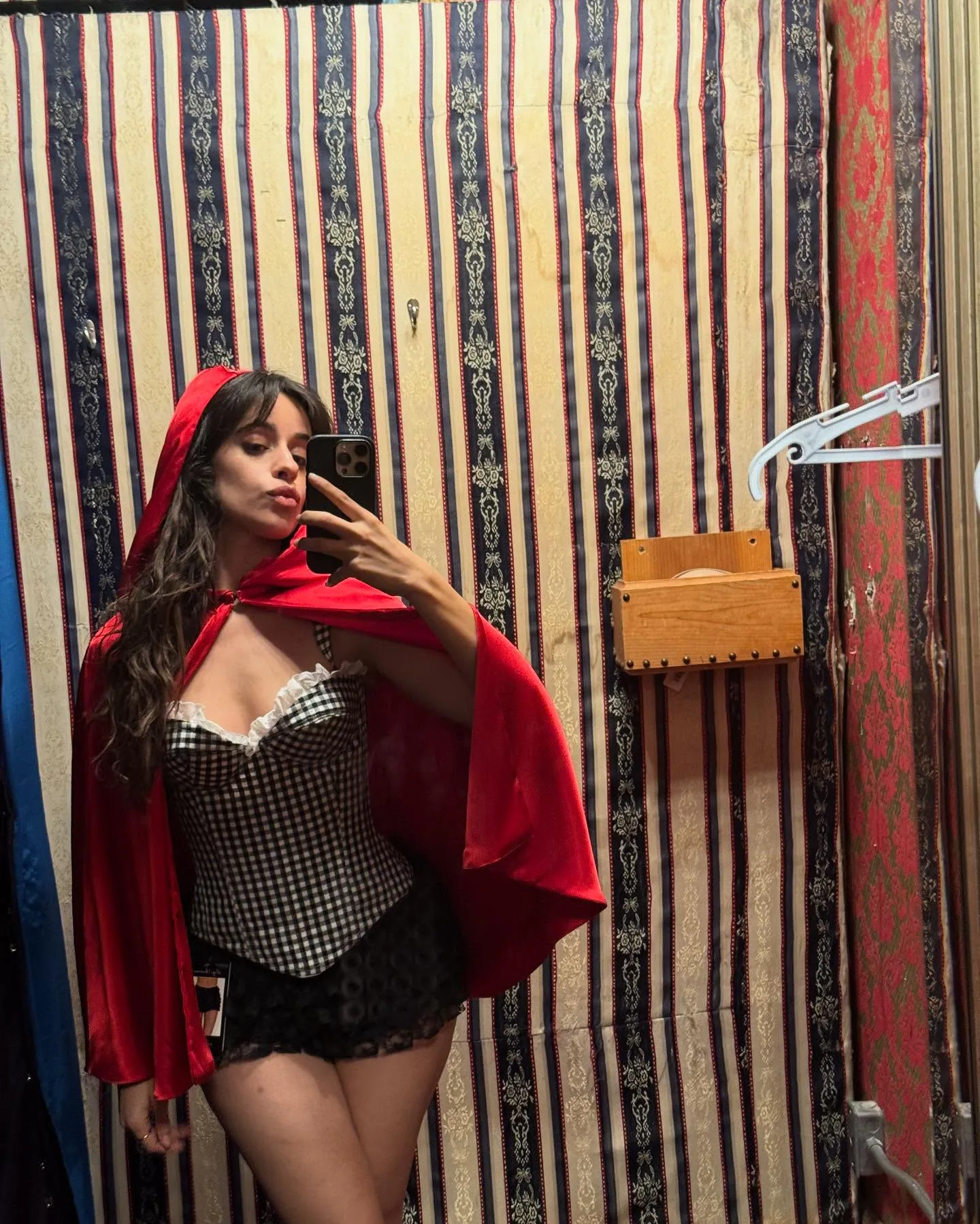Camila Cabello as Little Red Riding Hood. 