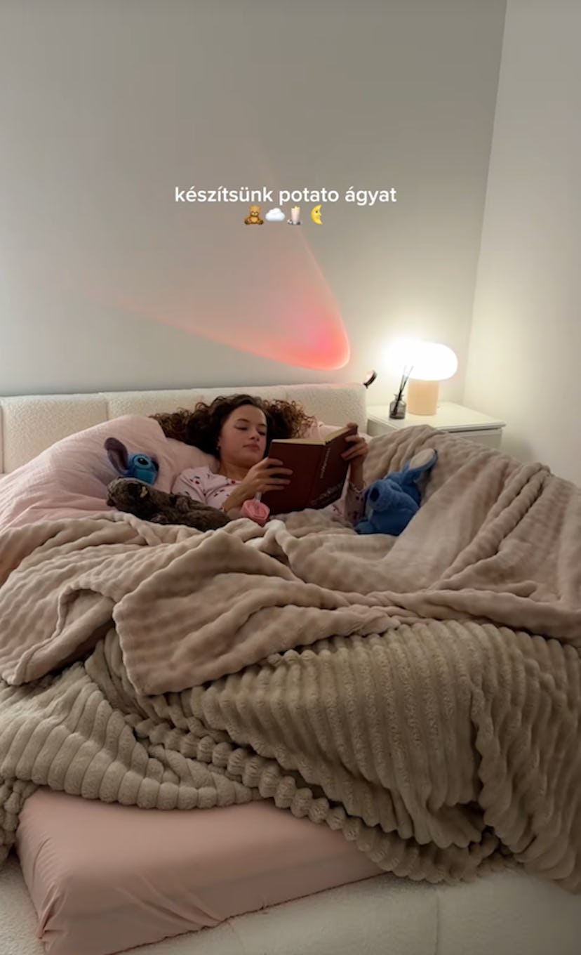 How to make a potato bed.