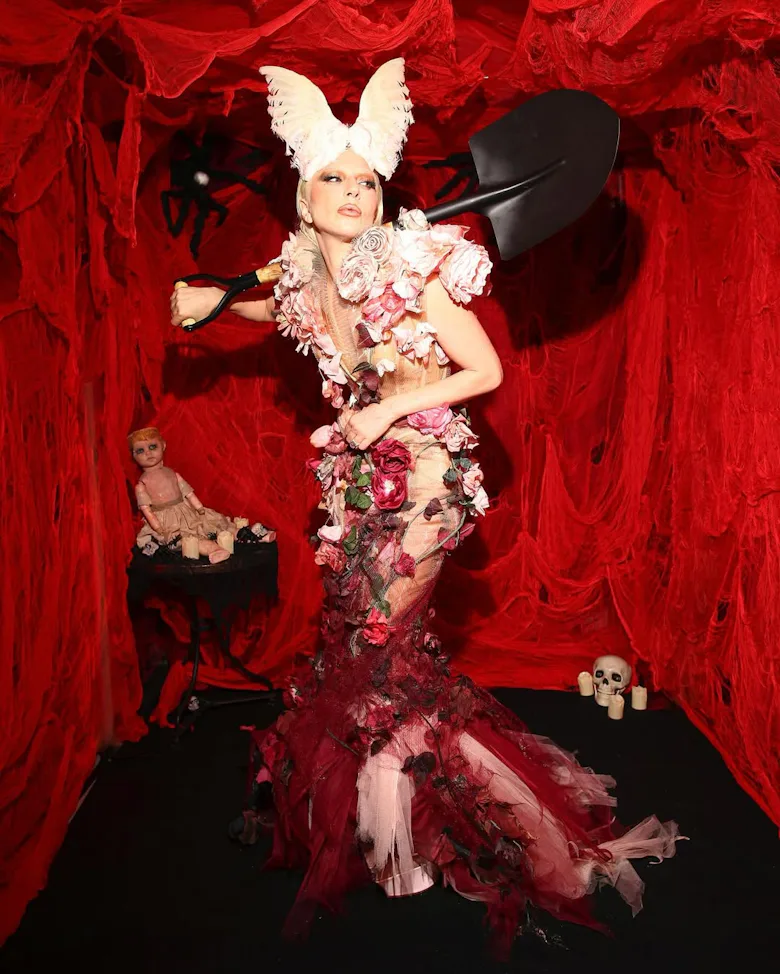 Lady Gaga's "Garden of Eden" Halloween Costume Is Straight From the Runway Lady Gaga's "Garden of Eden" Halloween Costume Is Straight From the Runway