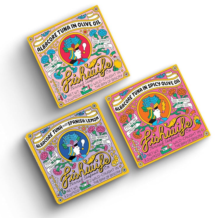 Fishwife Albacore Tuna Trio Tinned Fish (3-Pack) 