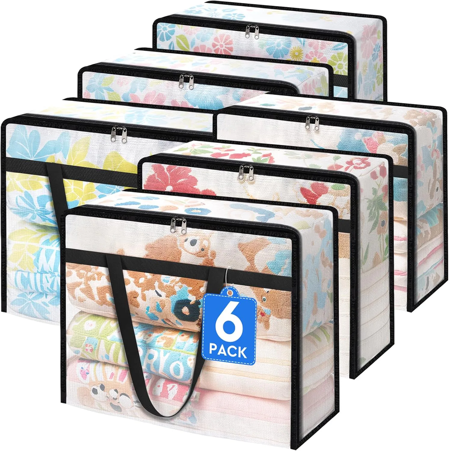 TasticTotes Storage Bags (6-Pack)