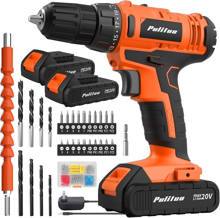 PULITUO 20V Cordless Drill