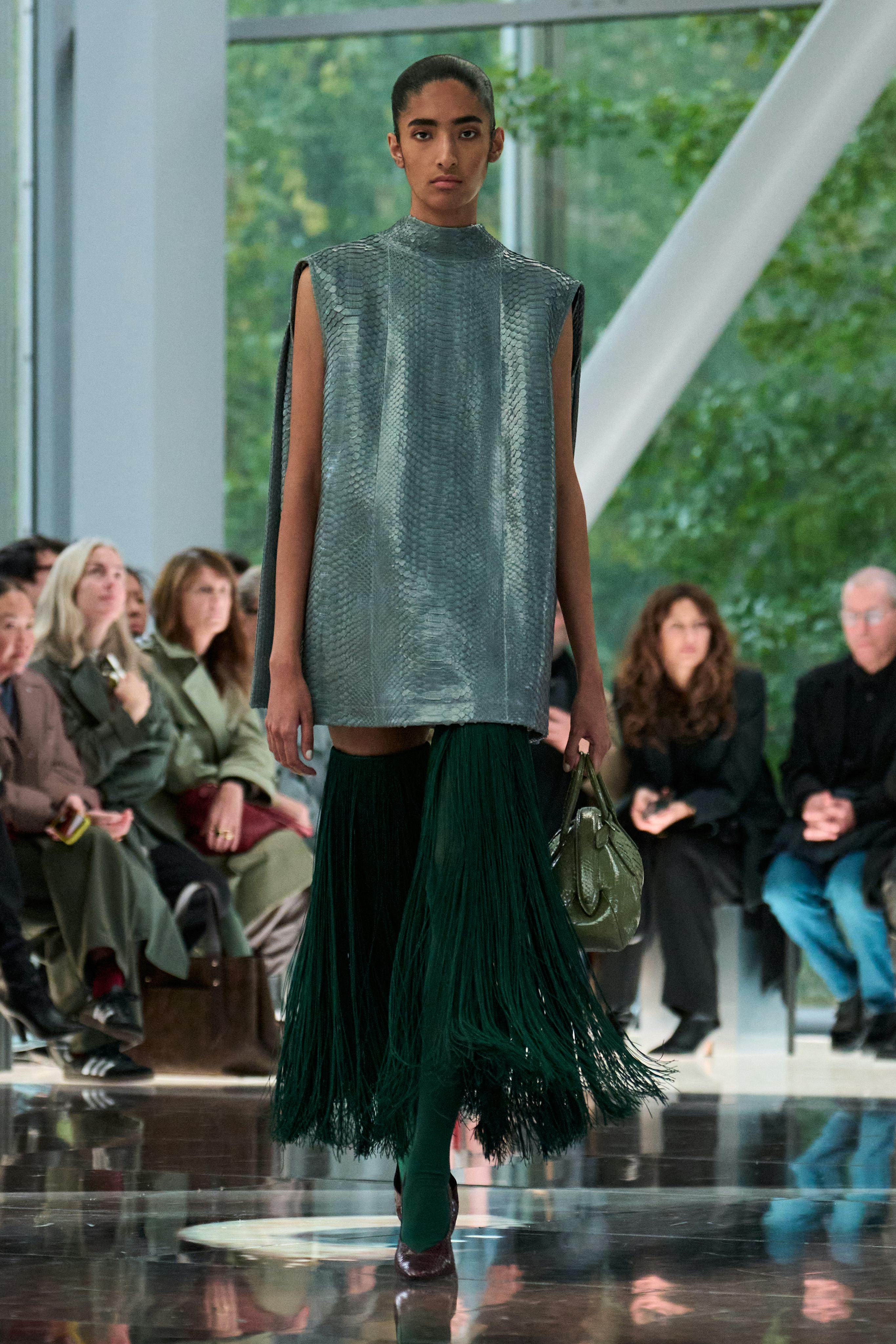 a look from the alaïa spring 2026 collection shown at paris fashion week