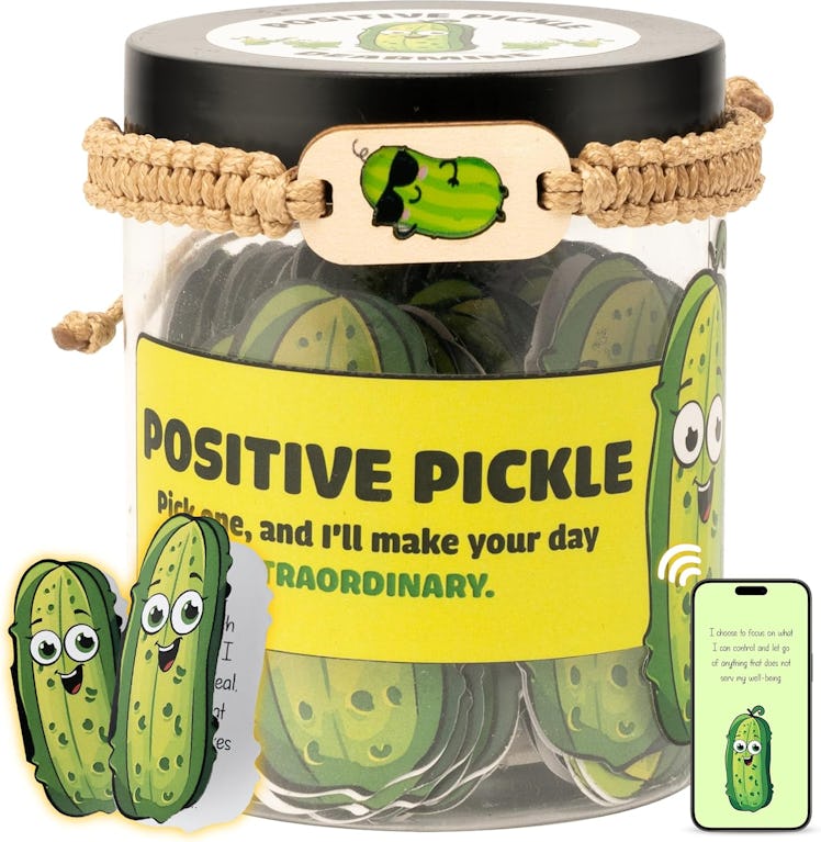 DEARMINE Positive Pickle Affirmation Cards (Set of 60) 