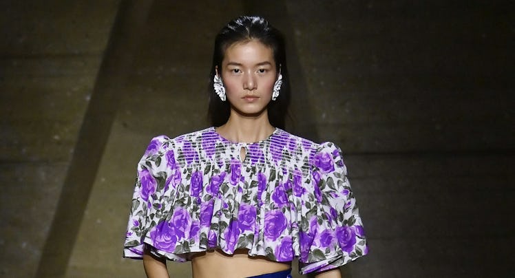 A model walks the runway during the Chloé Ready to Wear Spring/Summer 2026 fashion show as part of t...