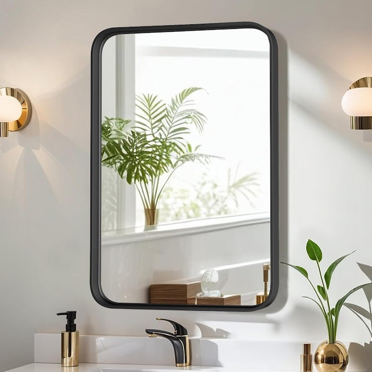 Sweetcrispy Metal Framed Mirror