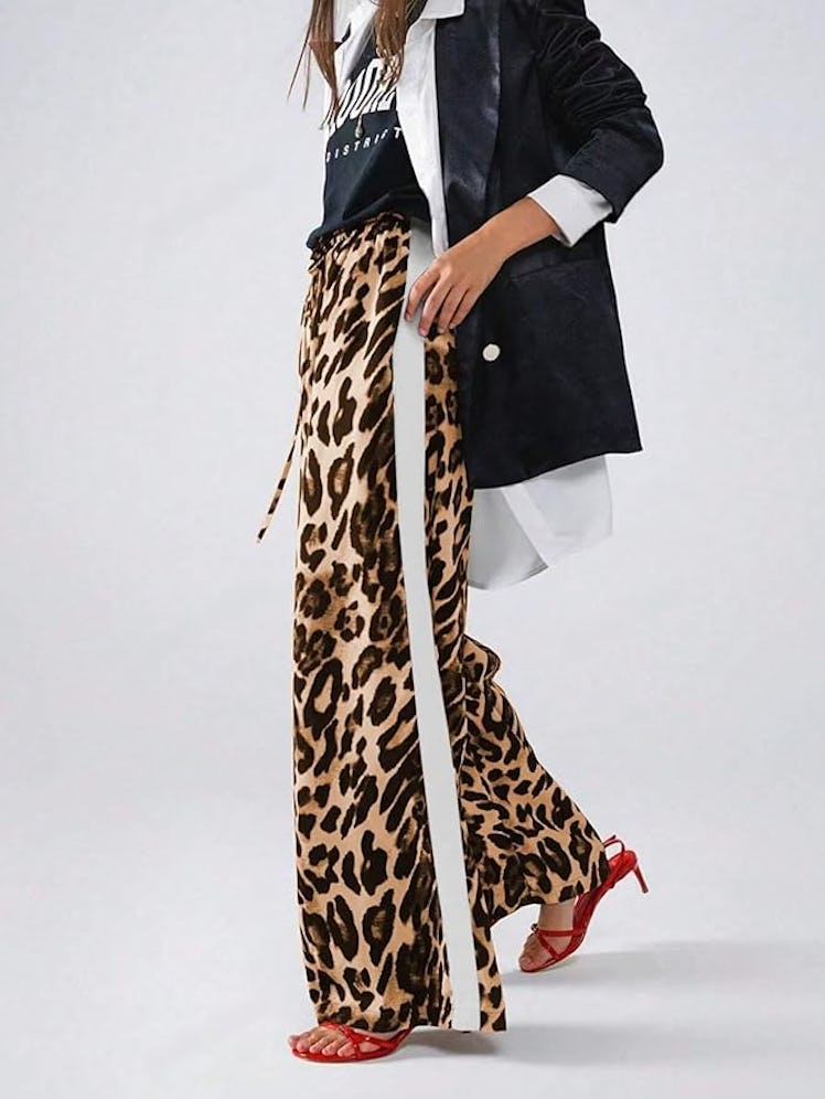 Charfille Drawstring Wide-Leg Pants