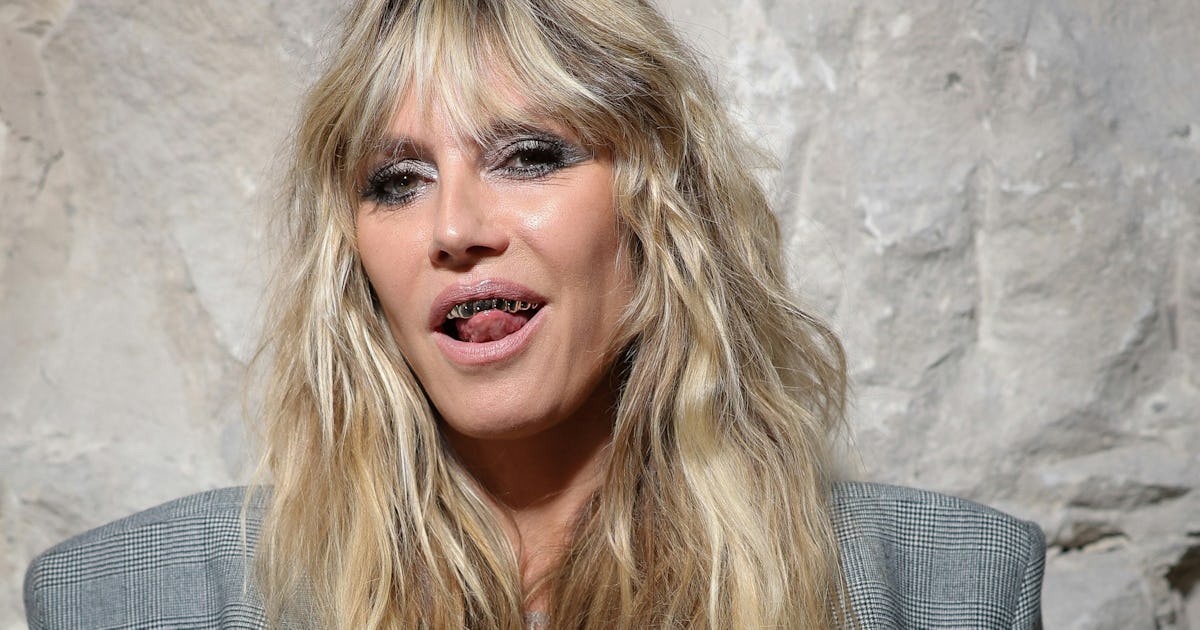 Heidi Klum Wore The Nakedest Dress You've Ever Seen With A Thong & Nothing Else
