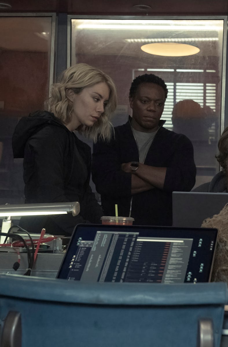 Jennifer Holland, Chukwudi Iwuji, Steve Agee, John Cena, and Danielle Brooks in Peacemaker