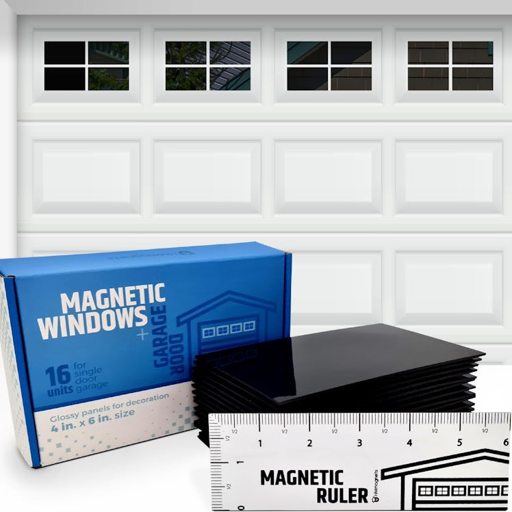 HMmagnets Magnetic Garage Door Windows (16-Pack)