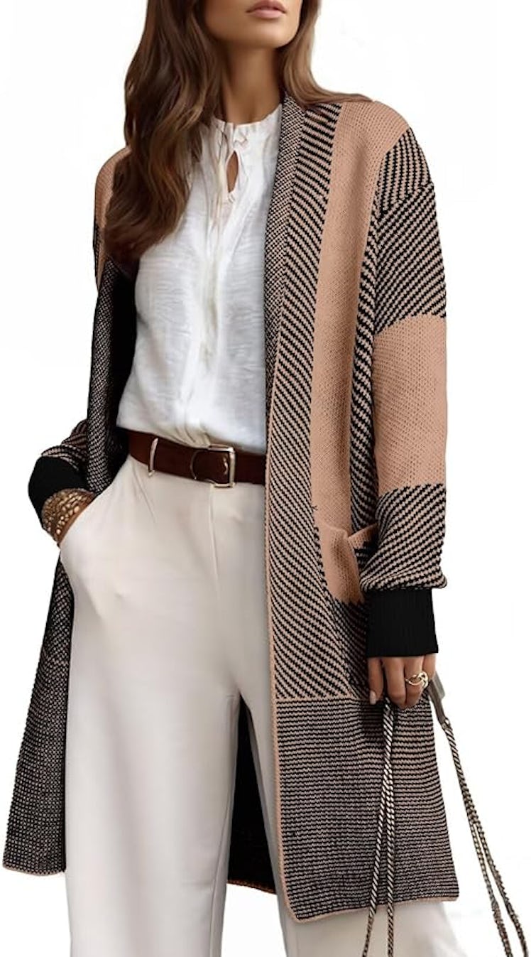 Astylish Open Front Cardigan
