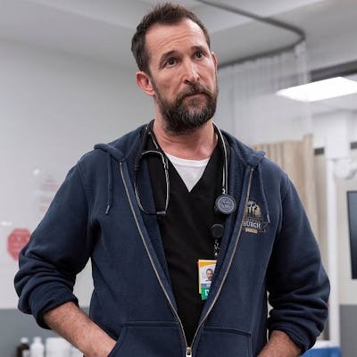 Noah Wyle as Dr. Robby on 'The Pitt'