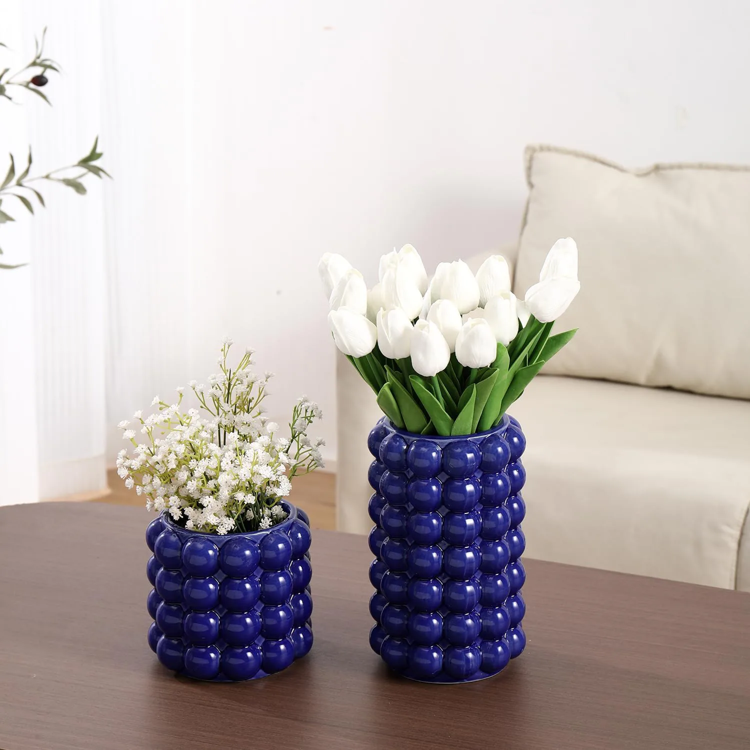  YANWE1 Bubble Vases (Set of 2)