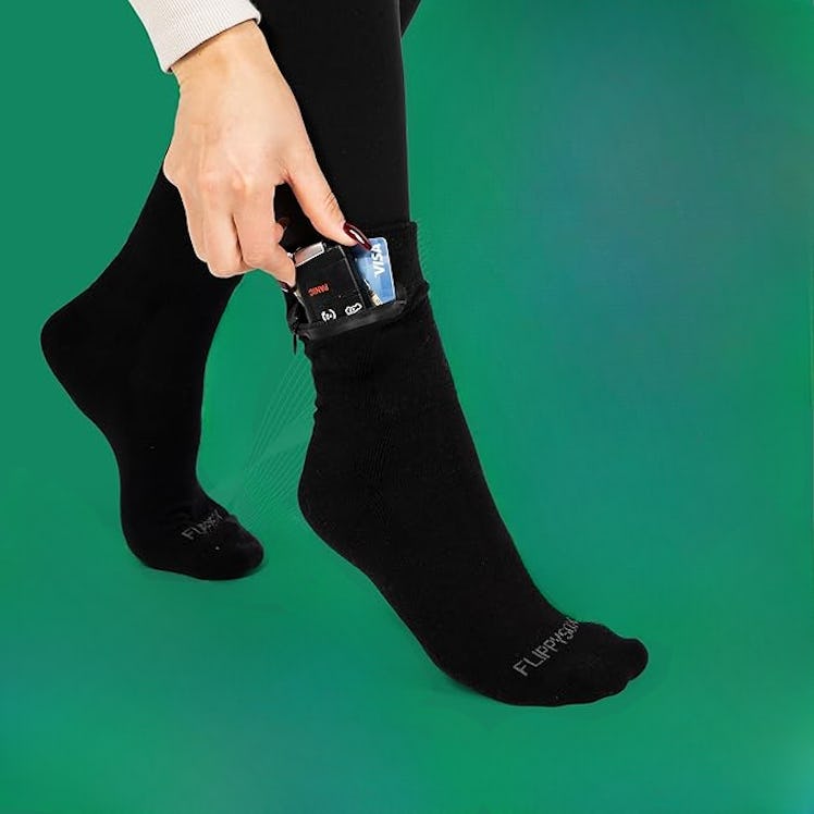 Flippysox Zipper Sock Wallet
