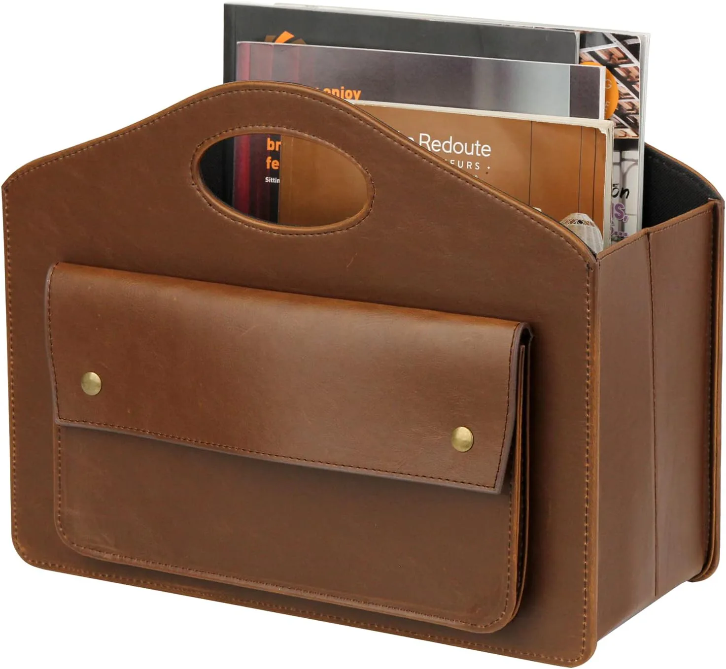 HofferRuffer Magazine Basket Holder