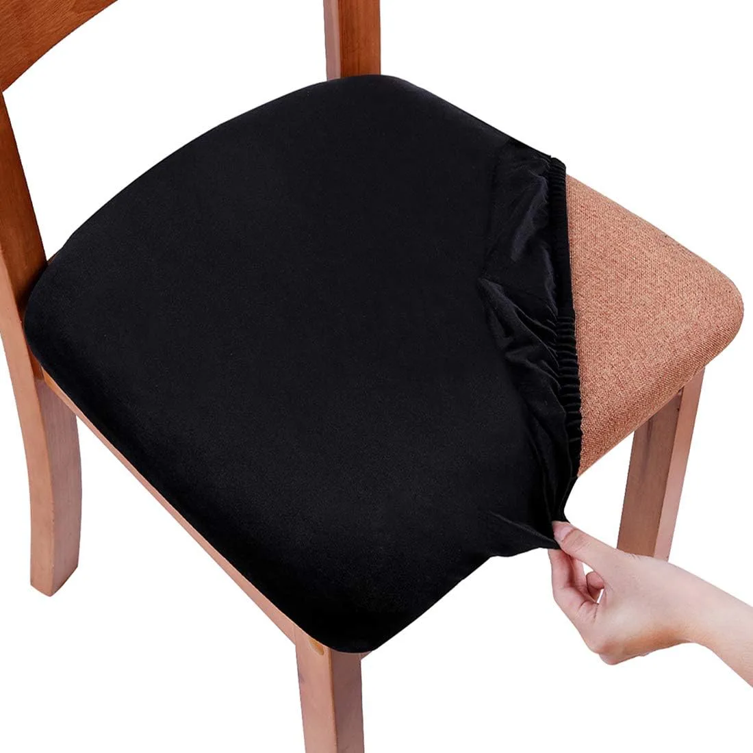 Smiry Velvet Seat Covers (Set of 4)