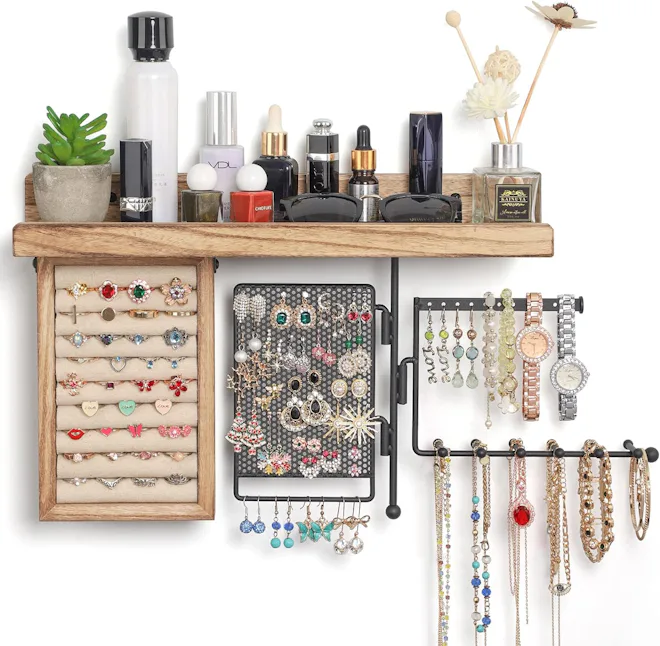 SOLIMINTR Hanging Jewelry Organizer