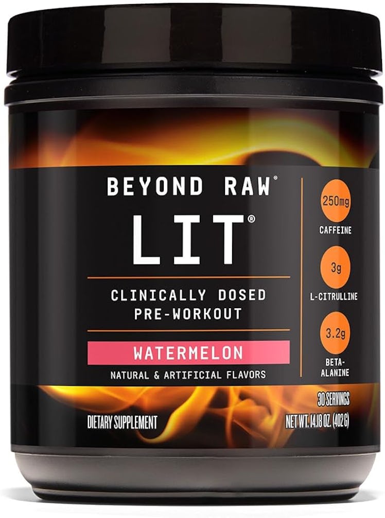 BEYOND RAW LIT Pre Workout Powder Supplement (30 Servings)
