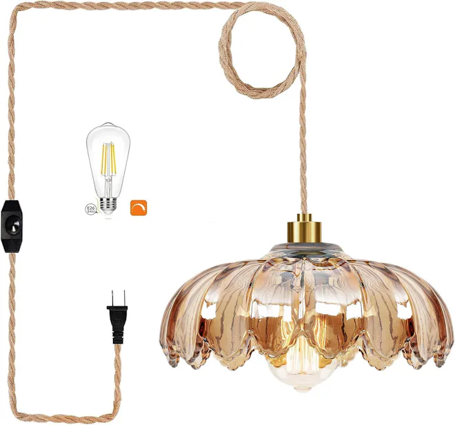 QIYIZM Plug-In Pendant Light