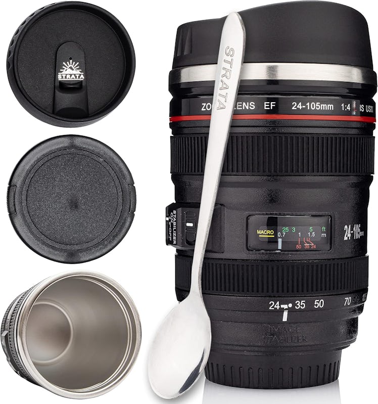 STRATA CUPS Camera Lens Coffee Mug