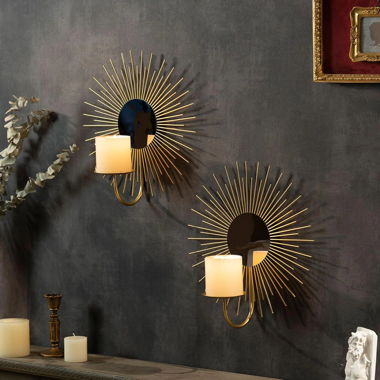  AIM & GGKK Wall Candle Sconce (Set of 2)
