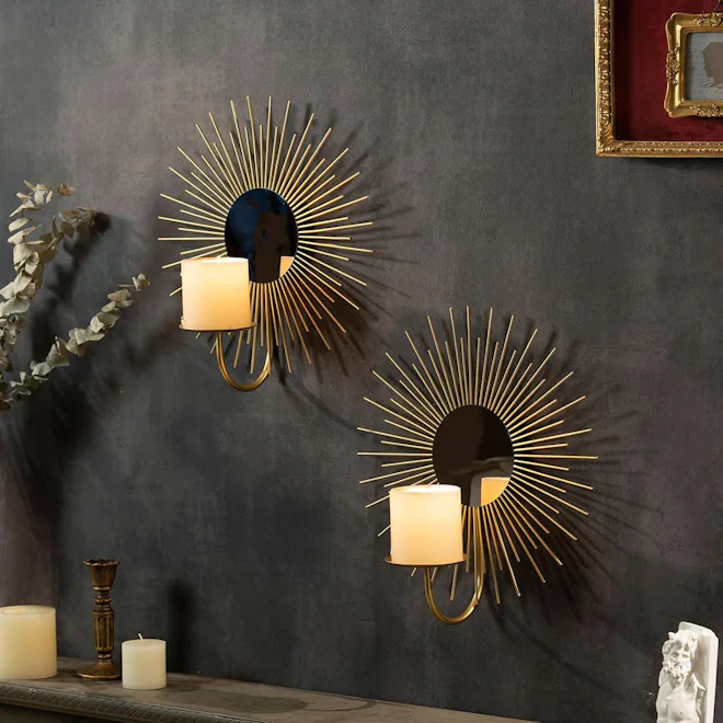 AIM & GGKK Wall Candle Sconce (Set of 2)