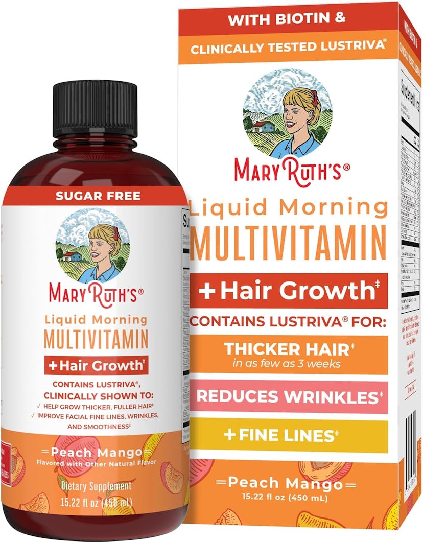 MaryRuth's Liquid Multivitamin + Hair Growth, 15.22 Fl. Oz.