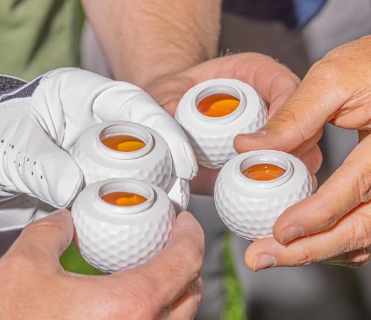 GoSports Golf Ball Shot Glasses (12-Pack)