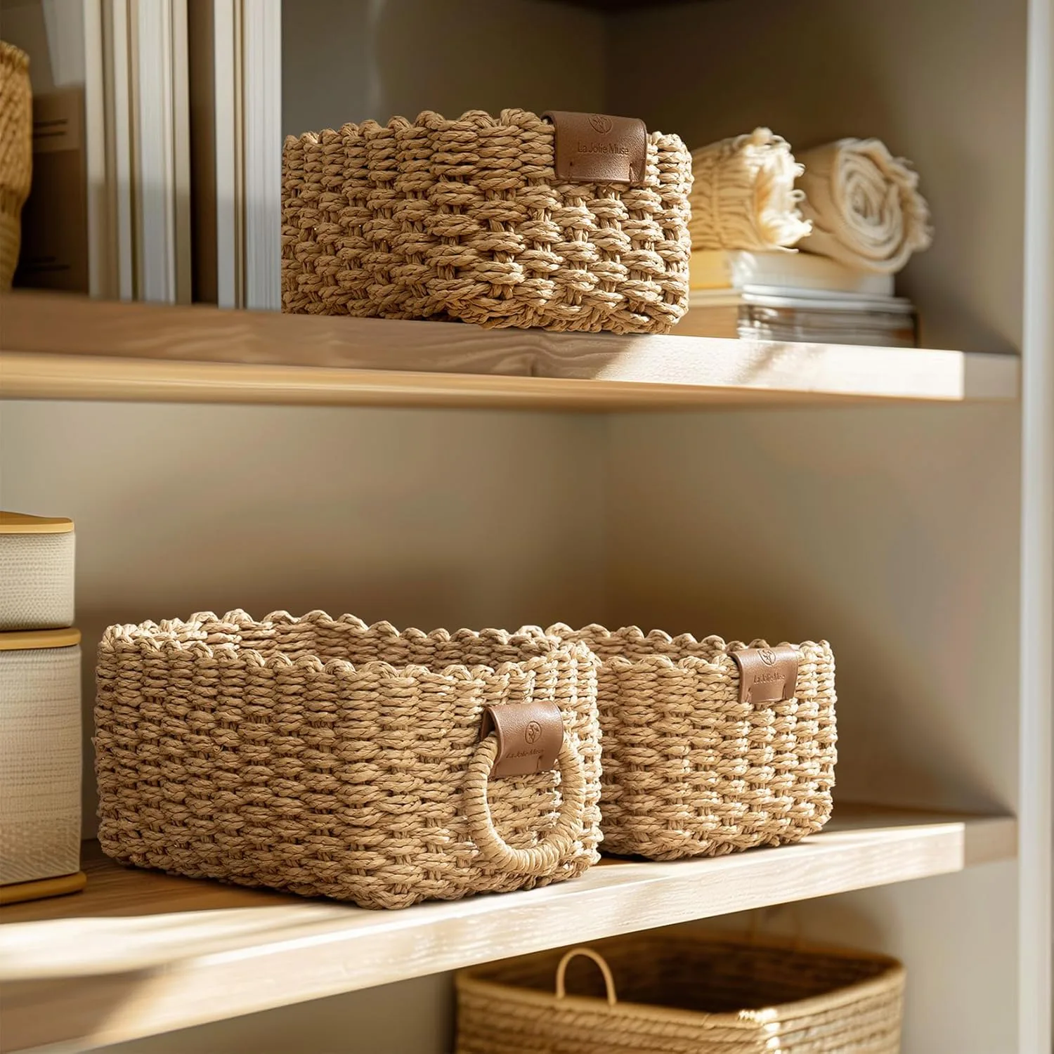 La Jolie Maison Woven Baskets (Set of 3)