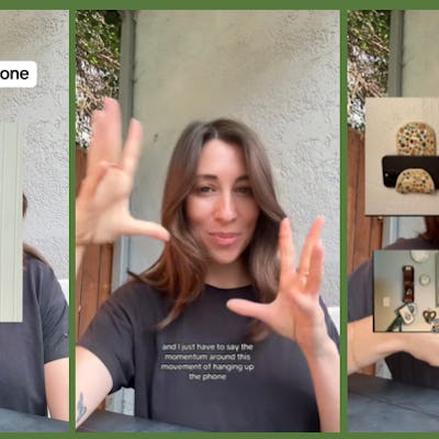 A Woman On Tik Tok Says We Should Bring Back "Hanging Up" Our Phones