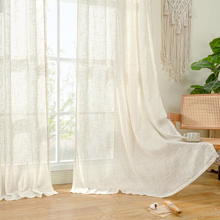 LAMIT Sheer Linen Curtains