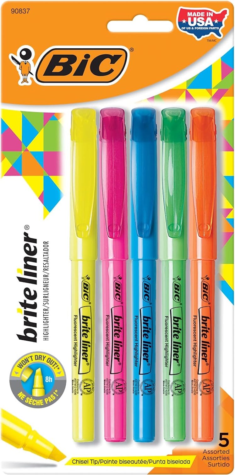 BIC Brite Liner Highlighters (5-Pack)