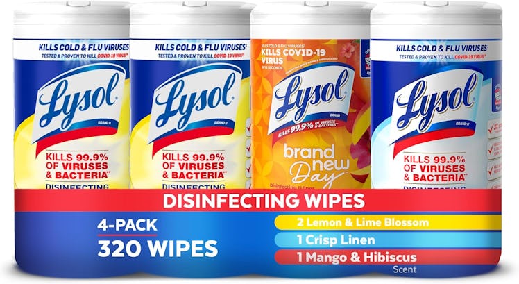 Lysol Disinfecting Wipes Bundle (4-Pack)