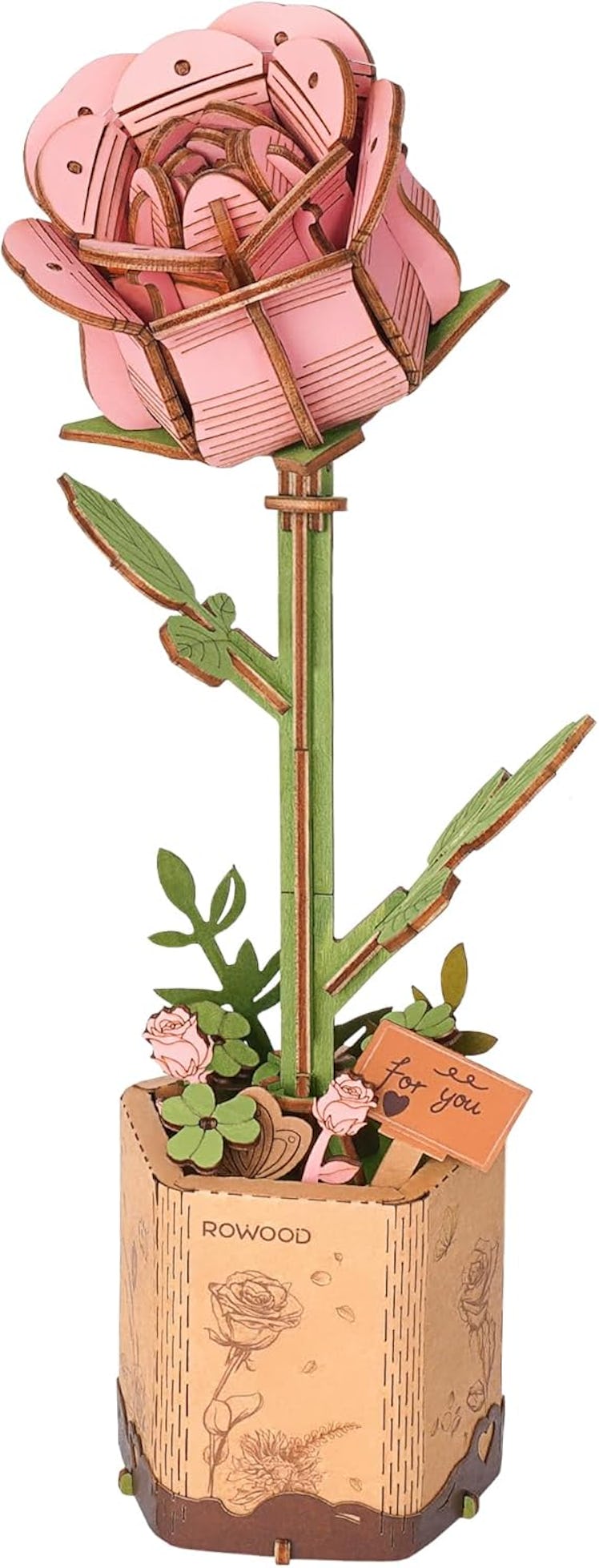  rowood Artifical Wood Flower