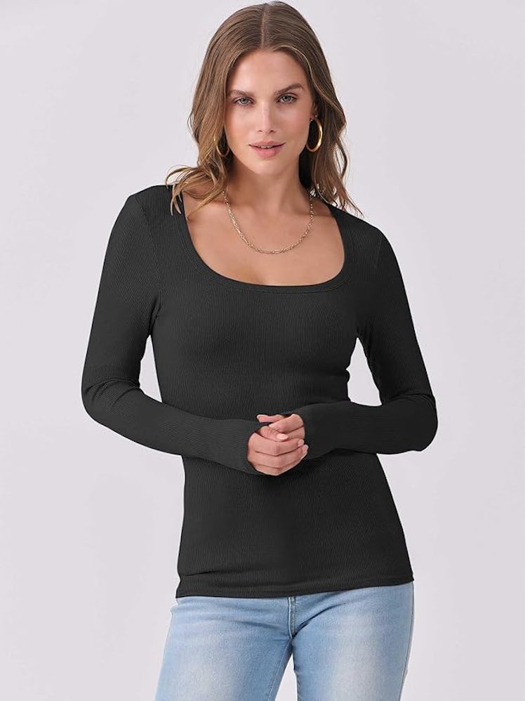 ANRABESS Long-Sleeve Top
