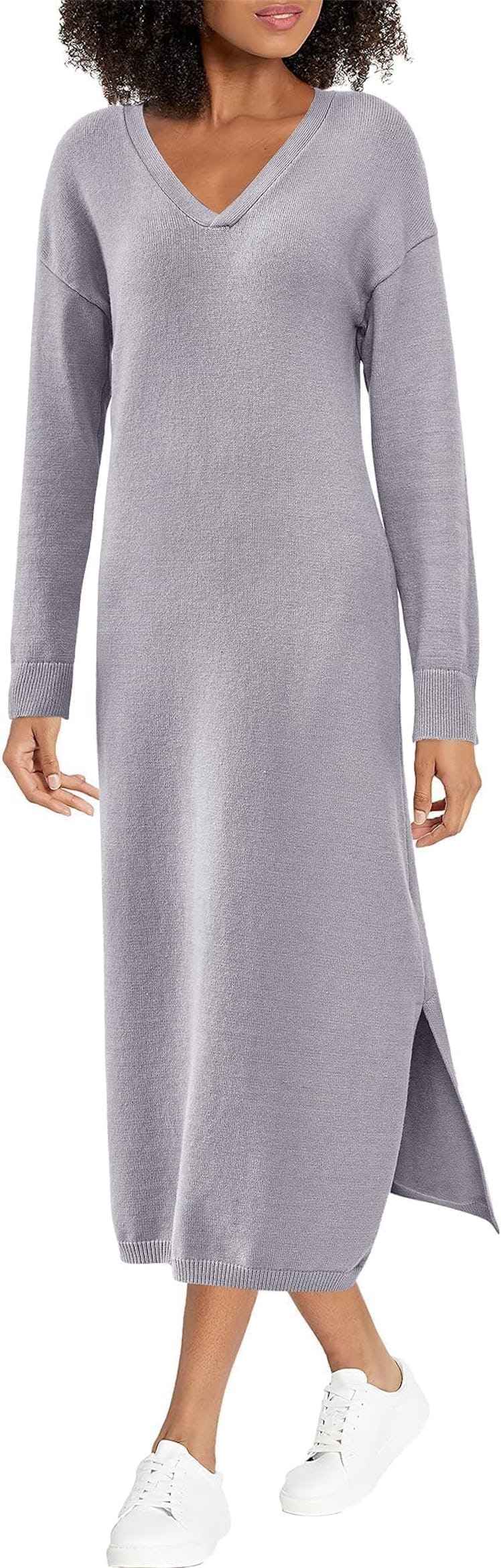 BTFBM V-Neck Sweater Dress
