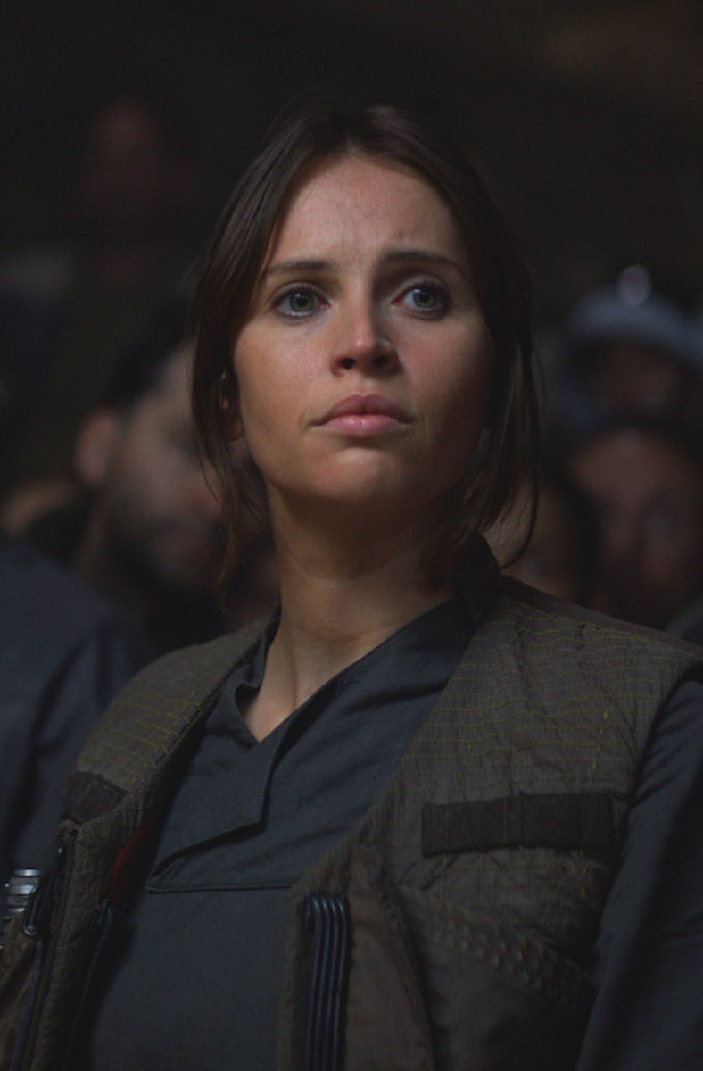 Felicity Jones as Jyn Erso in Rogue One: A Star Wars Story