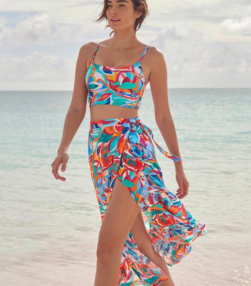 Mimi Flamingo Cove Wrap Skirt