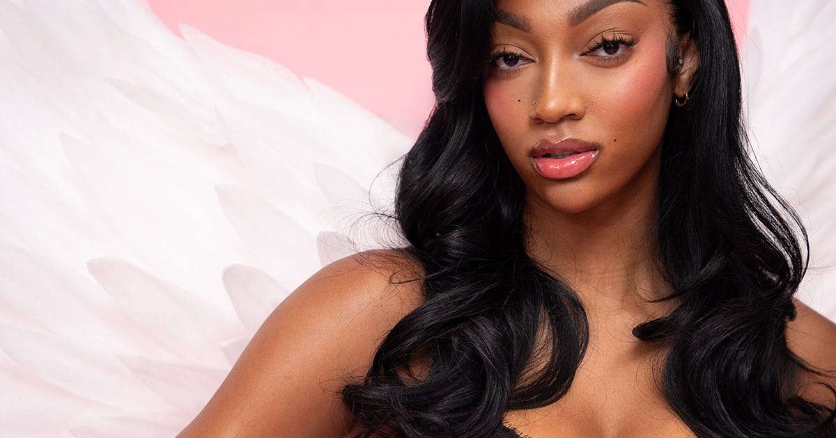 Angel Reese Stripped To Skivvies For An Important Victoria's Secret Announcement
