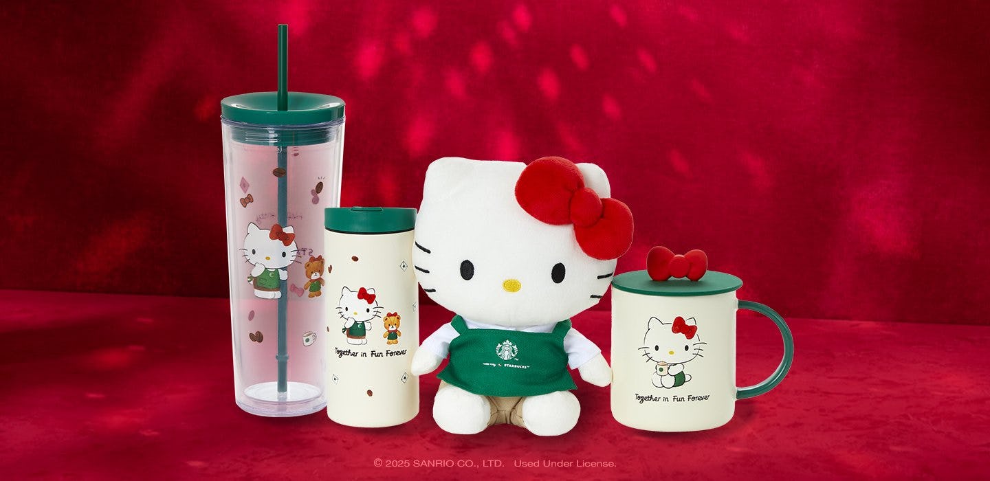 Starbucks' Hello Kitty Merch For The Holidays Is TikTok-Approved