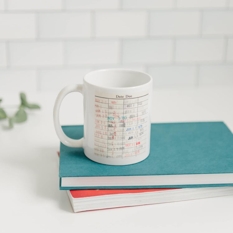 Joyful Moose Library Due Date Coffee Mug