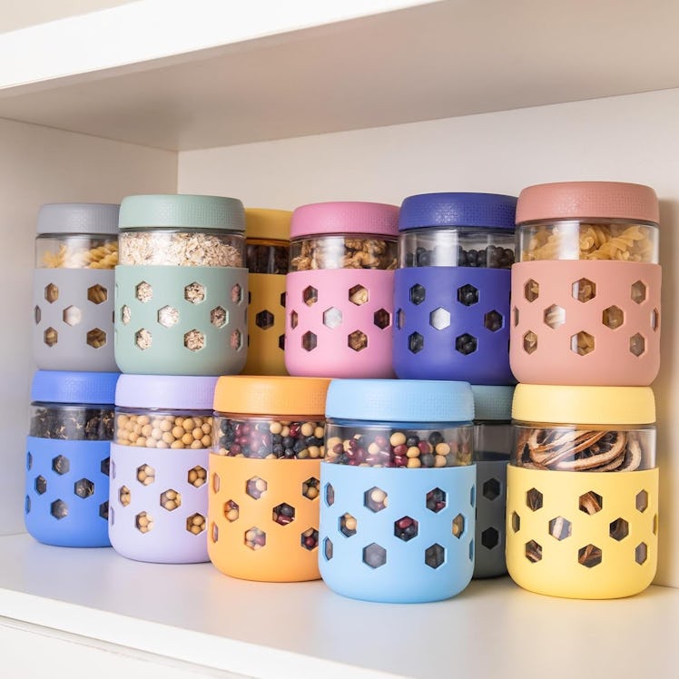Gemice Silicone Sleeve  Mason Jars (6-Pack)